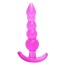 Анальная пробка Clear Jelly Butt Plug, розовая - Фото №1