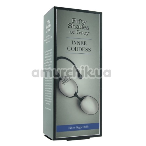 Вагінальні кульки Fifty Shades of Grey Inner Goddess Silver Jiggle Balls