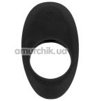 Эрекционное кольцо для члена с вибрацией Lust Vibrating Cock Ring, черное - Фото №1