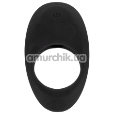 Ерекційне кільце для члена з вібрацією Lust Vibrating Cock Ring, чорне - Фото №1
