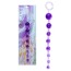 Анальная цепочка Sex Toy Jelly Anal Beads, фиолетовая - Фото №3