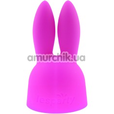Насадка на универсальный массажер Lesparty Rabbit Ears, розовая - Фото №1
