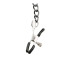 Ошейник с поводком и зажимами для сосков Easy Toys Lead & Nipple Clamps Collar Restraint Set, черный - Фото №4