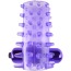 Насадка на пеніс з вібрацією Fantasy C-Ringz Vibrating Super Sleeve, фіолетова - Фото №1