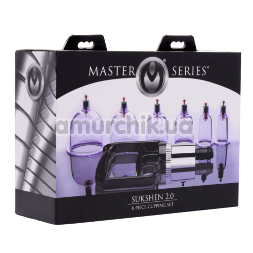 Набор вакуумных помп для женщин Master Series Sukshen 2.0, фиолетовый