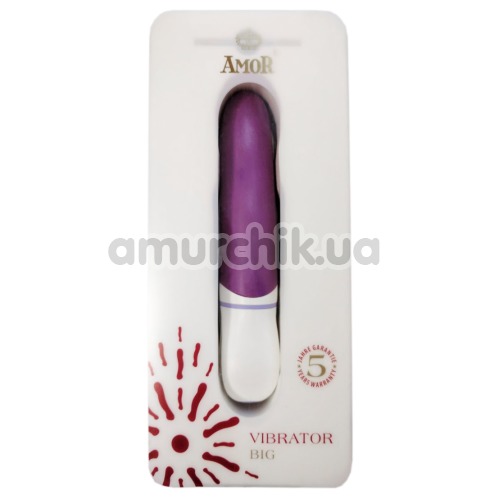 Вибратор Amor Vibrator Big, фиолетовый