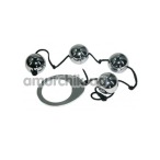 Анальные шарики Heavy Metal Anal Beads, серебряные - Фото №1