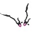 Трусики-стринги с зажимами для половых губ Bad Kitty Naughty Toys Pearl String with Silicone Clamps - Фото №4
