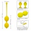 Набір вагінальних кульок Kegel Training Set Lemon Squeeze Relax Repeat, жовтий - Фото №8