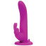 Страпон з вібрацією Happy Rabbit Strap-On Kit, фіолетовий - Фото №3