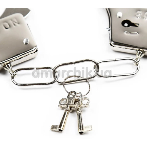Наручники DS Fetish Metal Handcuffs, срібні