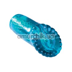Штучна вагіна Aqua Passion Flower, блакитна - Фото №1