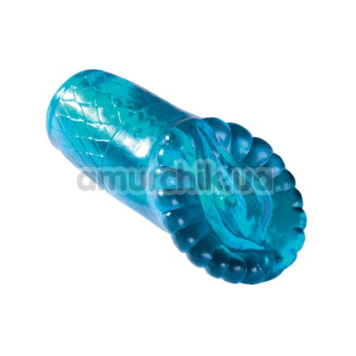 Искусственная вагина Aqua Passion Flower, голубая - Фото №1