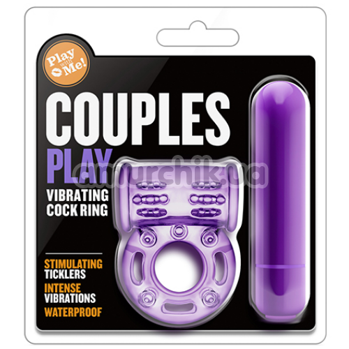 Віброкільце Play With Me Couples Play, фіолетове