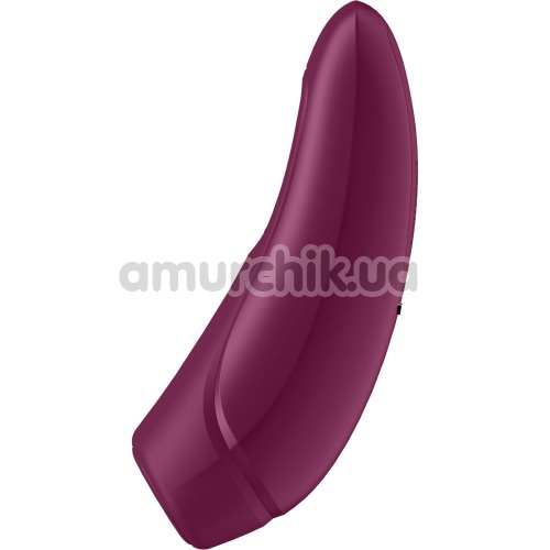 Симулятор орального секса для женщин Satisfyer Curvy 1+, бордовый