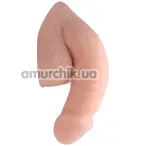 Фаллоимитатор для FTM Strap U Bulge, телесный - Фото №1