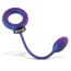 Виброкольцо для члена с анальным вибростимулятором Hueman Eclipse Anal Vibrator, фиолетовое - Фото №3
