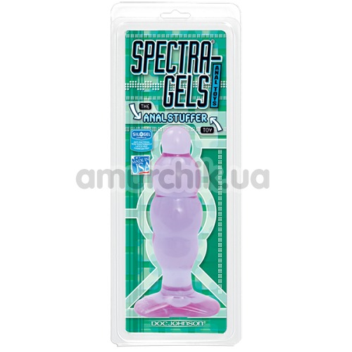 Анальная пробка Spectra gels, 15 см фиолетовая