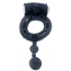 Эрекционное кольцо c вибрацией Boss Series Vibro Cock Ring, черное - Фото №1