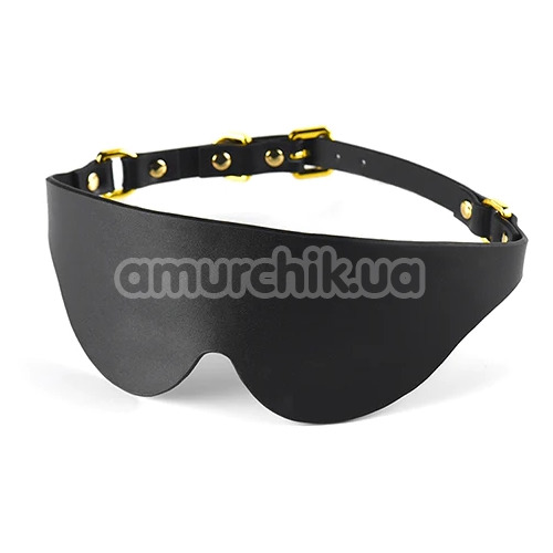 Маска Upko Leather Blindfold, чорна - Фото №1