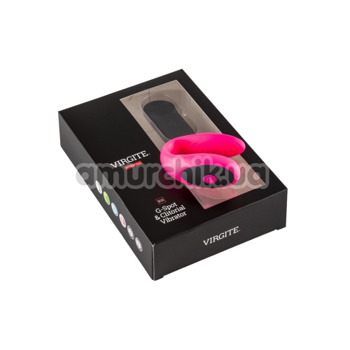 Вібратор Virgite G-Spot & Clitorial Vibrator E12, рожевий