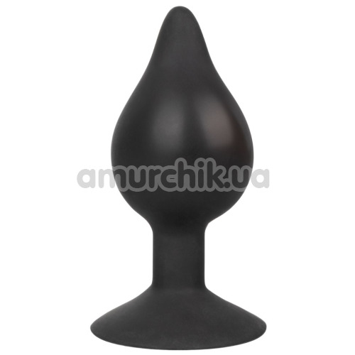 Анальный расширитель Medium Silicone Inflatable Plug M, черный