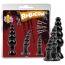 Набор анальных пробок Rubicon Late Night Pleasure Kit, черный - Фото №1
