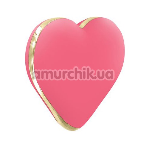 Клиторальный вибратор Rianne S Heart Vibe, светло-розовый - Фото №1