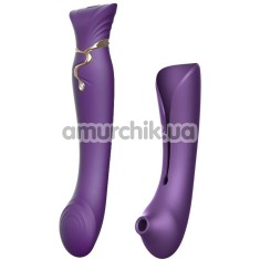 Вібратор з підігрівом Zalo Queen, фіолетовий - Фото №1