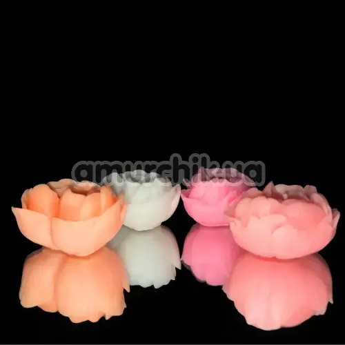 Свеча в виде розы GlowKink М - светится в темноте, розовая