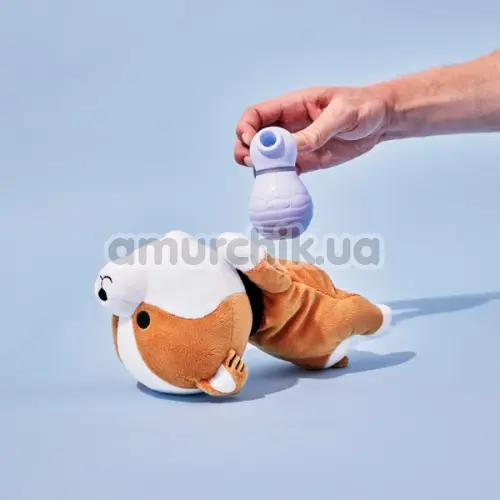 Чехол для хранения секс-игрушек Friday Bae Plush Shibae Wink Eyes, коричневый