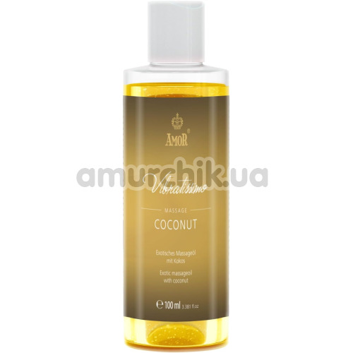 Масажна олія з ароматом кокосу Vibratissimo Massage Coconut, 100 мл