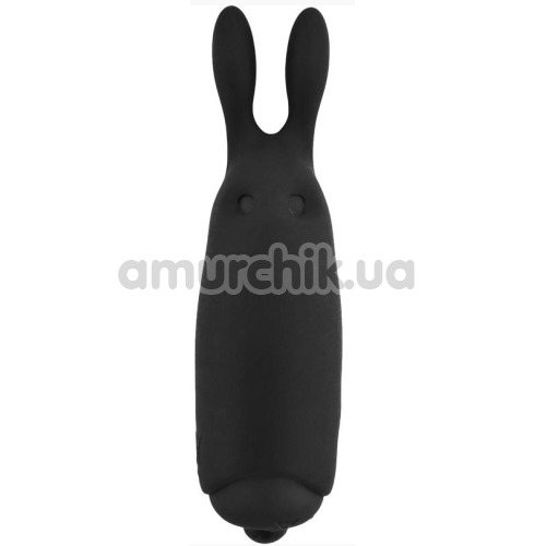 Кліторальний вібратор Adrien Lastic Pocket Vibe Rabbit, чорний