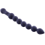 Анальная цепочка Loveshop Silicone Anal Beads двухсторонняя, синяя - Фото №2