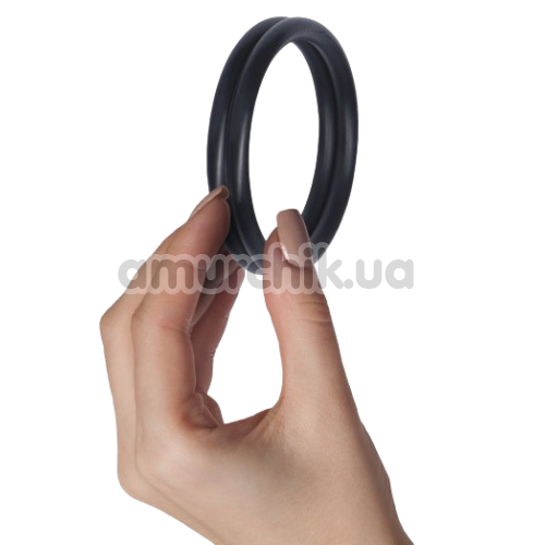 Эрекционное кольцо Rocks-Off Rudy-Rings, черное