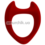 Эрекционное кольцо Wooomy Toro L, красное - Фото №1