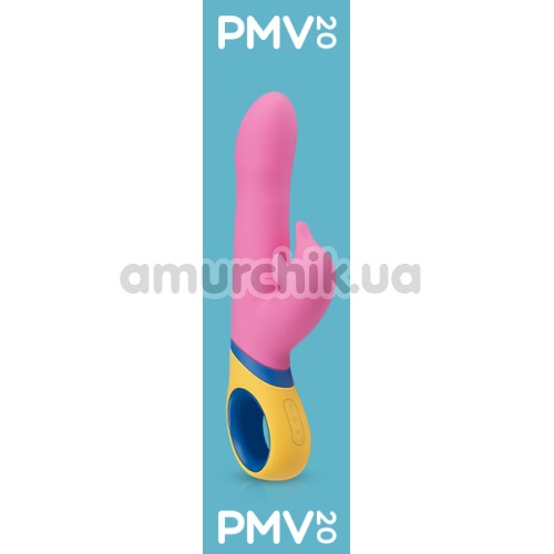 Вибратор с ротацией PMV20 Copy, розовый