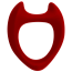 Эрекционное кольцо Wooomy Toro L, красное - Фото №0
