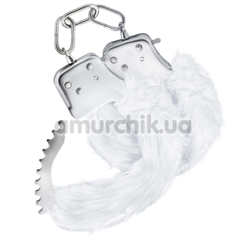 Наручники Temptasia Plush Fur Cuffs, белые