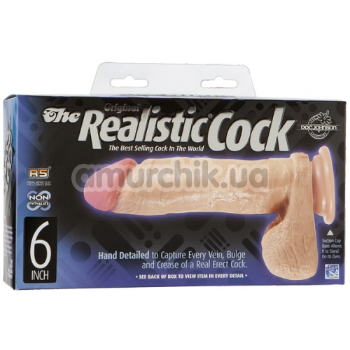 Фалоімітатор Realistic Cock 17 см тілесний