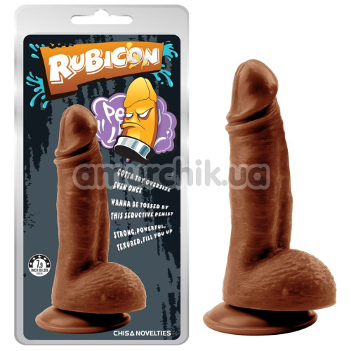Фаллоимитатор Rubicon Mighty Ravage Penis 7.9, коричневый