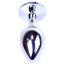 Анальная пробка с синим кристаллом Exclusivity Jewellery Silver Plug, серебряная - Фото №4