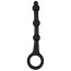 Анальная цепочка Black Mont Pleasure Piston 5.3, черная - Фото №1