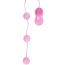 Анально-вагінальні кульки з вібрацією Power Balls рожеві - Фото №2