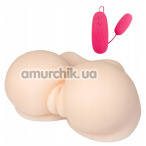 Искусственная вагина и анус с вибрацией Boss Of Toys Vibrating Life-Sized Pussy & Ass XL, телесная - Фото №1