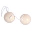 Вагинальные шарики Oriental Duotone Balls белые - Фото №1