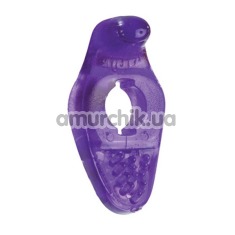Кольцо-насадка Super Stretch Stimulator Sleeve - Dual Smooth Purple - Фото №1