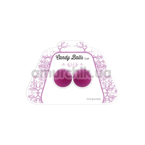 Вагинальные шарики Candy Balls Lux, фиолетовые