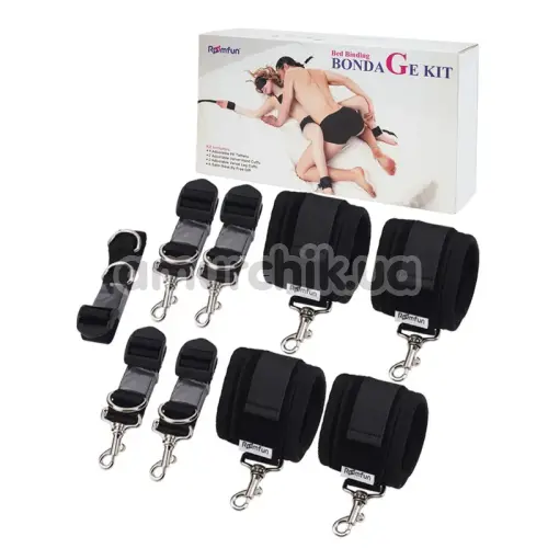 Бондажный набор Roomfun Bindings Restraint Kit, черный
