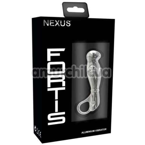 Вибростимулятор простаты для мужчин Nexus Fortis, серебряный